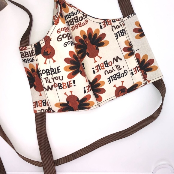 GOBBLE TIL YOU WOBBLE FACE MASK~NEW! - Picture 10 of 15